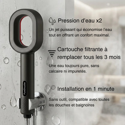 PureDouche® : Stoppez les dégâts invisibles causés par votre eau. Ce pommeau révolutionnaire filtre ce que votre peau n’a jamais supporté.