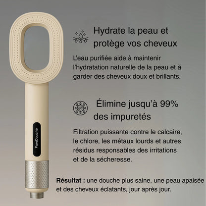 Filtra® : Il filtre jusqu’à 99% du calcaire, chlore et impuretés, pour une peau apaisée et des cheveux éclatants
