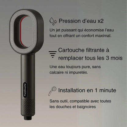 Filtra® : Il filtre jusqu’à 99% du calcaire, chlore et impuretés, pour une peau apaisée et des cheveux éclatants