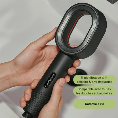 Filtra® : Il filtre jusqu’à 99% du calcaire, chlore et impuretés, pour une peau apaisée et des cheveux éclatants